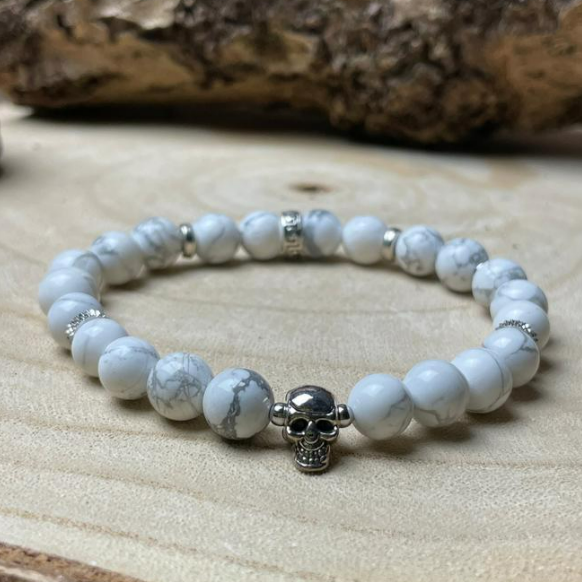 Bracelet "Calme intérieur" en HOWLITE