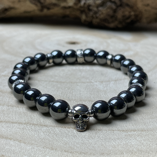 Bracelet " Force Virile " en HEMATITE