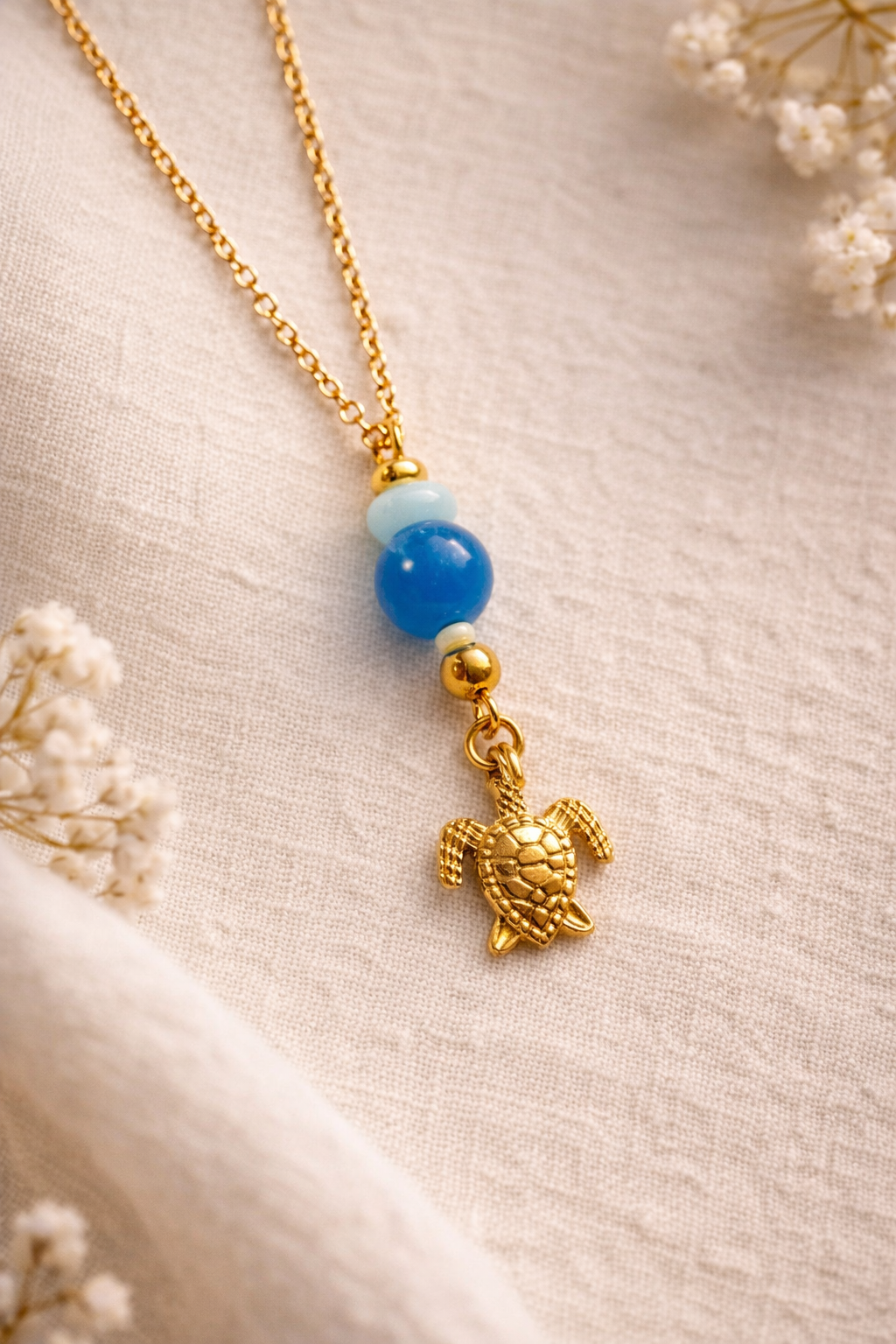 Collier Esprit Tortue – Apatite