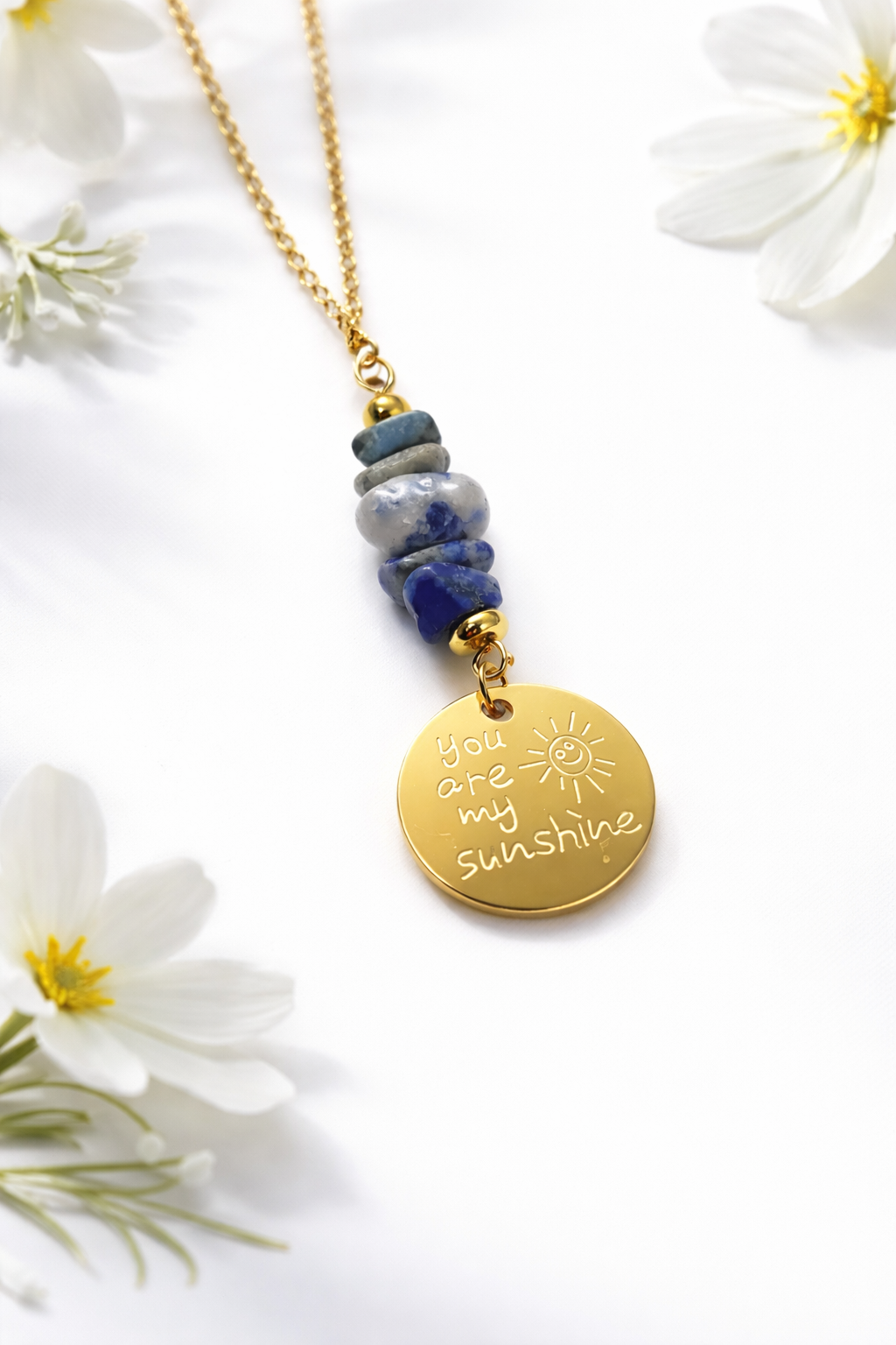 Collier You Are My Sunshine – Sodalite