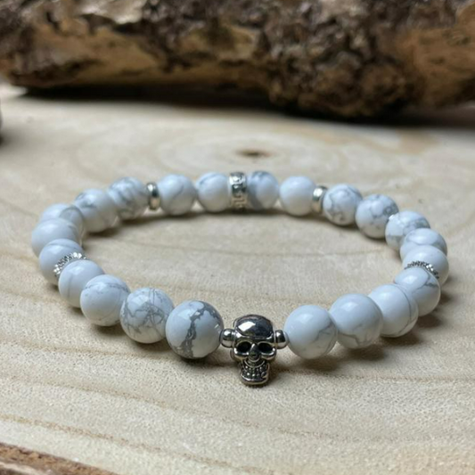 Bracelet "Calme intérieur" en HOWLITE