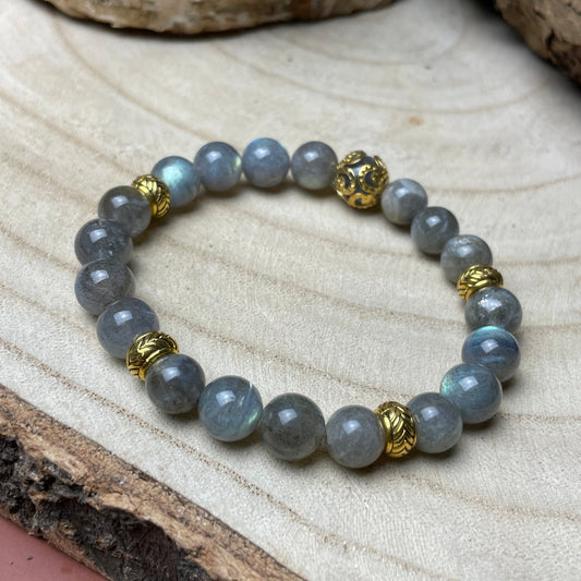 Bracelet "Protection" en LABRADORITE AAA