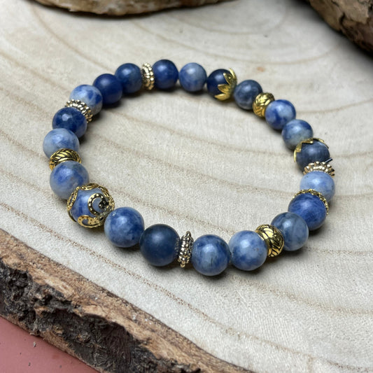 Bracelet "Maitrise" en SODALITE